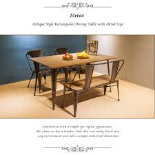 Ikea's dining room furniture collection is designed with style and practicality in mind. Modern Wood And Metal Dining Table Bench Chairs Segmart Mid Century Dining Chair W Heavy Duty Iron Tube Metal Legs For Restaurants Cafes Banquet Meeting Waiting Room 264 5lbs Brown S5639 Walmart Com Walmart Com