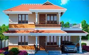 New Traditional Kerala Home 2172 Sq Ft Ground Floor 1441 Sq Ft Car Porch S House Balcony Design Bungalow House Design Architectural Design House Plans