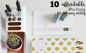 10 Affordable Etsy Shops For Stationery Addicts The Petite Planner