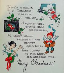 Christmas Feeling 1930 S Christmas Card Retro Christmas Card Vintage Christmas Card Christ Retro Christmas Cards Vintage Christmas Cards Christmas Ephemera