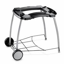 Weber Q 100 200 And 220 Series Rolling Grill Cart Www Hayneedle Com Grill Cart Rolling Cart Bbq Stand