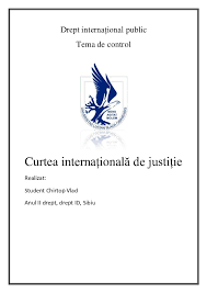 The international court of justice, sometimes known as the world court, is one of the six principal organs of the united nations. Doc Vlad Curtea De Justitie Intenationala Vlad Chirtop Academia Edu