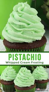 Pistachio Whipped Cream Frosting Recipe Frosting Recipes Recipes With Whipping Cream Pistachio Dessert