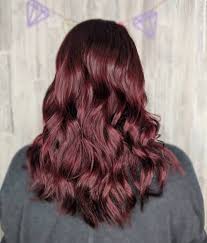 French dark red ombre hair. 17 Greatest Red Violet Hair Color Ideas Trending In 2021