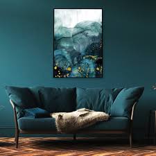 Teal And Gold Downloadable Print Teal Abstract Printable Art Etsy Teal Bedroom Walls Teal Rooms Teal Bedroom