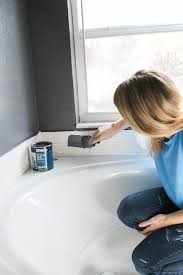 Looking for small bathroom ideas? Nitpicky 6 Month Painted Tile Update House Mix