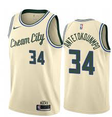 Men S Giannis Antetokounmpo Milwaukee Bucks 2019 20 Cream City Edition Jersey In 2020 Nba Jersey Outfit Milwaukee Bucks Jersey Outfit