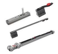 Supply Double Soft Close Aluminium Door Sliding Roller ...