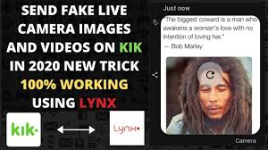 Kik users check this post: Send Fake Live Camera Images And Videos On Kik 100 Working Using Lynx Remix Youtube