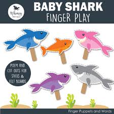 The first sharks find in the oceans over 440 million years ago. Baby Shark Finger Play By Whimsy Printables Teachers Pay Teachers