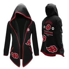 Anime Naruto Akatsuki Konoha Uchiha Itachi Jacket In 2020 Akatsuki Cosplay Hoodie Fashion Akatsuki