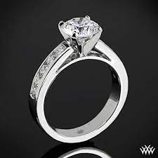 Cathedral Channel Set Diamond Engagement Ring 1223 Cathedral Setting Engagement Ring Engagement Rings Channel Set Diamond Engagement Rings