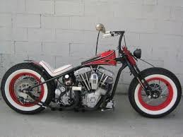 Black And Red Motorcycle Red White And Black Bobber Motorcycle Bike Custom Bikes