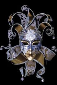Black And White Masquerade Masks Full Face Golden Silver Full Face Mask Venitian Mask Carnival Masks Venetian Carnival Masks