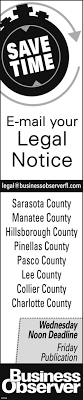 HILLSBOROUGH COUNTY LEGAL NOTICES