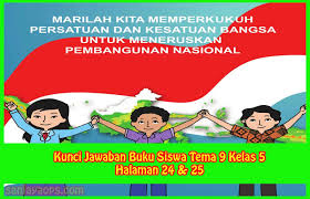Check spelling or type a new query. Kunci Jawaban Buku Siswa Tema 9 Kelas 5 Halaman 24 25 Sanjayaops