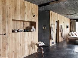 Design Interieur Bardage Bois Naturel Murs Beton Bricolage Debi August Com Rustic Saunas Interior Concrete Walls Diy