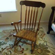 Need new seat cushions and one is broken on the back rest leaf included sits 6 to 8 with leaf beautiful style. 1900 1950 Antique Rocking Chairs Vatican