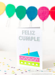 Tarjetas para desear feliz cumpleaños. Feliz Cumpleanos Con Una Tarjeta Diy Guia De Manualidades