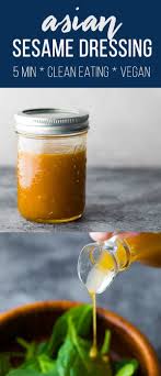 5 Minute Asian Sesame Dressing Recipe Asian Sesame Dressing Asian Cabbage Salad Vinegar Salad Dressing