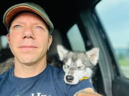 My Ryder relaxing in our chair and sleeping in our bed after i got out.