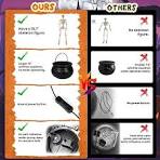 Amazon.com | Halloween Decorations Indoor,10" Large Black ...