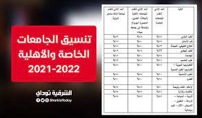 Aug 19, 2021 · مؤشرات تنسيق الجامعات الخاصة الجديد2021. Djcijmrts Ceqm