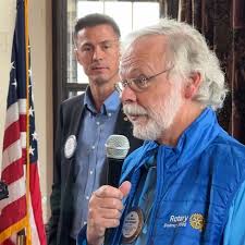 Highlights from Last Week's Rotary Meeting By Renee Burns President Zach  Walters kicked things off with a jolt of energy, followed by Past President  Branden Robinson — or should we say Pastor