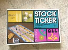 Vintage Stock Ticker Board Game Stock Market Oil Gold Gas Bonds 2 In 2020 Stock Ticker Board Games Stock Market