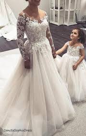 Fashion Illusion Back Long Sleeve Lace Wedding Dress Sancta Sophia Online Store Powered By Storenvy