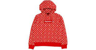 High $9,657 | low $5,250. Supreme X Louis Vuitton Box Logo Hooded Sweatshirt In Red For Men Lyst