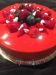 Entremets Fruits Rouges Friandises Gateau Fraise Patisserie
