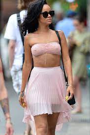 Rihanna, barbadian pop and r&b singer who became a worldwide star in the early 21st century, known for her distinctive and versatile voice and for her fashionable appearance. Rihanna S Top Lingerie Looks Of All Time Teen Vogue