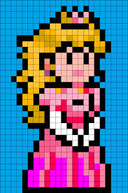 Princess Pixel Art Google Search Fuse Bead Patterns Bead Sprite Perler Bead Patterns