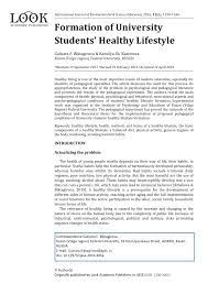 Nontraditional students have a lot of life experience under their belts before heading off to college. Pdf Formation Of University Students Healthy Lifestyle