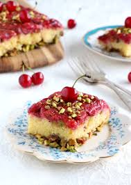 Upside Down Pistachio Cherry Cake Del S Cooking Twist Recipe Cherry Cake Kid Friendly Recipes Dessert Cherry Recipes
