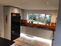 Dark grey kitchens with white worktops onlinesbi personal internet. Remo Dove Grey Black Quartz Worktop Modern Kitchen Manchester By Number One Kitchens Houzz Uk