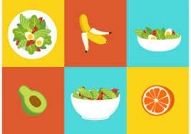 A healthy lifestyle and a balanced healthy diet are the basis of health, longevity and good feeling. Download Free Vector Art Stock Graphics Images Paleo Diet Plan Healthy Diet Recipes Paleo Diet Basics