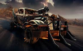 Mad max is caught up with a group of people fleeing across the wasteland in a war rig driven by the. Hd Wallpaper Fury Road Game Mad Max Car Illustration Desert Road Rage Wallpaper Flare