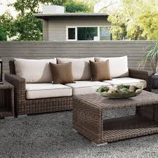 Hasler Patio Sofa With Cushions Patio Sofa Patio Outdoor Sofa