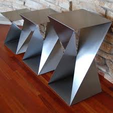 The axel extension dining table is a a modern extending table suitable for a spacious living area or study. Table Bases Custom Metal Home