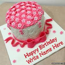 You just need to visit our site that offers personalized beautiful birthday cake images, select any image of birthday cake.after this write your birthday girl's, boy's or a special one name. Download Happy Birthday Name Cake