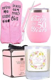 50th birthday gift ideas though all of the other milestones are important, 50 is probably one of the biggest in many people's eyes. Amazon Com 50th Birthday Gifts For Women 50th Birthday 50th Birthday Tumbler 50th Birthday Decorations For Women Gifts For 50 Year Old Woman Turning 50 Year Old Birthday Gifts Ideas For Women