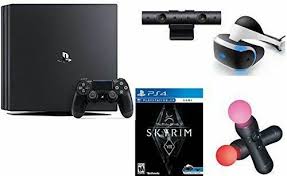 Playstation 4 Pro Bundle Ps4 Pro 1tb Console Vr Skyrim Bundle Ps4 Gaming Video Ps4 Pro Console Ps4 Pro Playstation