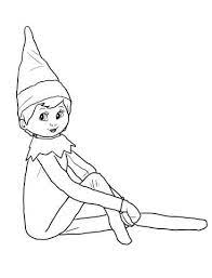 Elf On The Shelf Coloring Page Free Printable Coloring Pages Christmas Elf Girl Elf Christmas Coloring Pages