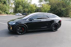 Add to that the black rims and blacked out headlights and the vehicle becomes a completely different animal. Used 2019 Tesla Model X Performance Ludicrous 100 D Awd Electric P100d For Sale 89 850 Auto Collection Stock 154520