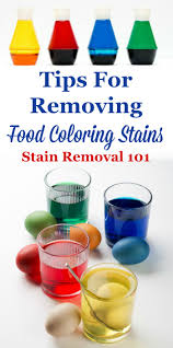 My tub stained horribly brown almost immediately from fumes even though no sulfuric acid had touched the porcelain tub. How To Remove A Food Coloring Stain