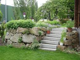 Natursteinmauer Garten Gartengestaltung Natursteinmauer