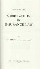 The parties involved in the accident will know little about it. Subrogation In Insurance Law Monash Studies In Law Derham S R 9780455205922 Amazon Com Books