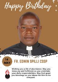 Dear Family, let us join Fr. Edwin Spilli as he celebrates his Birthday.